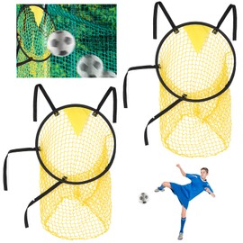 2 Pcs Soccer Targets for Goals Training, Top Bins Soccer Target Goal, Football Training Target | Top Bins Equipment for Shooting Accuracy Training | Durable Design - Extra-Long Straps with Carry Case