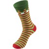 Calcetines de elfo de Navidad, calcetines de rayas para hombres