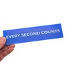 Every Second Counts Sign Fridge Magnet - Kitchen Decor