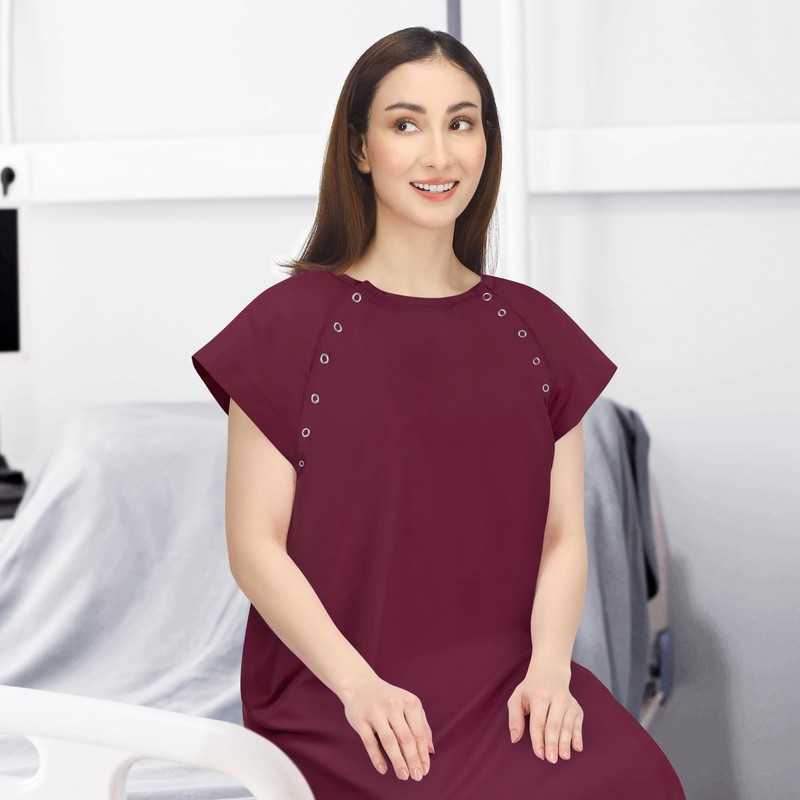 NY Threads NY Threads Women's Hospital Gown Soft and Stylish
