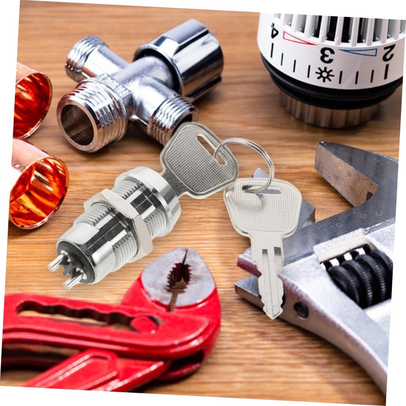 KOMBIUDA Ignition Key Switch for Scooter Forklift Motorcycle Ignition Switch