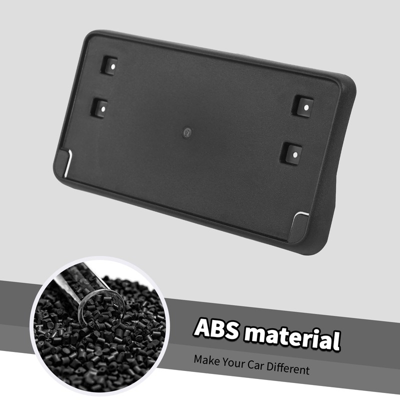 Jimen Fit for Jeep Cherokee 2019-2023, License Holder Mount Bracket