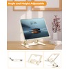 Honagu Adjustable Laptop Stand for Desk, Metal Foldable Laptop Riser,