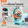 VEVOR Manual Vegetable Fruit Slicer, 0-0.5"/0-12mm Thickness Adjustable Commercial Slicer