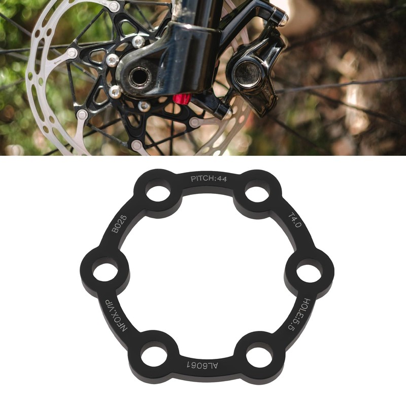 eMagTech 4mm Hub Brake Disc Spacer with Screws Aluminum Alloy