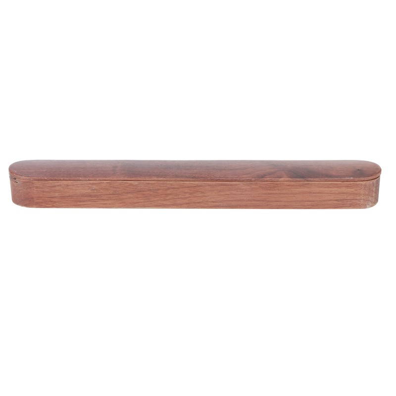 Portable Travel Reusable Wooden Chopsticks Box Spoon Storage Case Container
