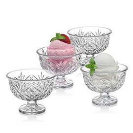 CRYSTAL GIFTWARE S/4 ALL PURPOSE BOWLS-DUBLIN