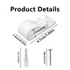 Roller Blind Safety Clip, 2 Sets Plastic Roman Blind Clips