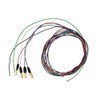 THAKKER Tonearm Cable Set, 5 x 50 cm, Black, Indoor,