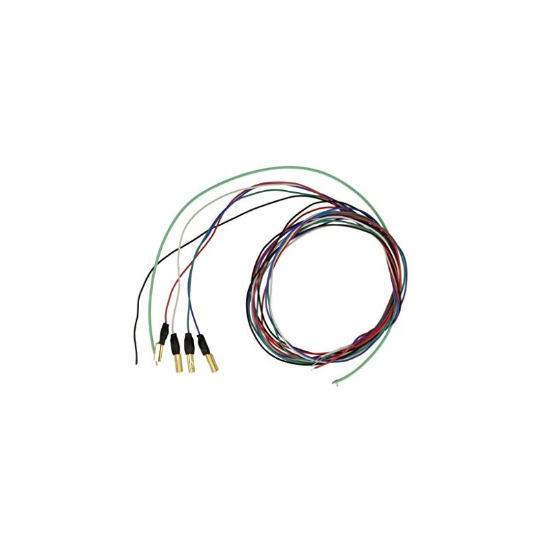 THAKKER Tonearm Cable Set, 5 x 50 cm, Black, Indoor,