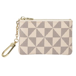 Coin Purse Little Change Mini Purse Wallet with Key Chain, Zipper Coin Wallet，Key Ring Wallet for Women