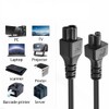 TEWOXIN C5 to C6 IEC Cable Extension 0.3M, 2.5A 250V