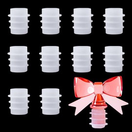 iSuperb 10pcs Silicone Wine Bottle Stopper Covers Reusable Beverage Bottle Stoppers