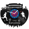 GRAVURZEILE Barcelona Vinyl Record Clock - 100% Club Love -