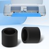 4Pcs Rubber Rollers Replacement for Maker Machine Rubber Rollers Wheels