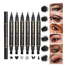 Set De Lápices Delineadores De Ojos Impermeables Doble Punta