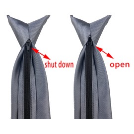 Elfeves - Corbata para hombre, diseño de cachemira, Azul oscuro, Talla única