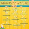 Crethinkaty Mini Easter Cookie Cutter Set,12 Pcs Shamrock Cookie Cutters