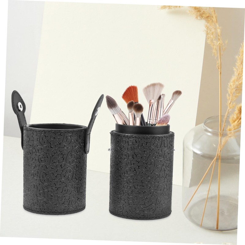 SAFIGLE Makeup Brush Canister Elegant Tool Storage Case for Professionals