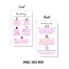 Boutique Marketing LLC Microblading Aftercare Instruction Cards | 50 Pack
