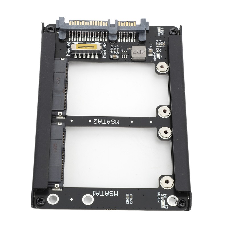 Dual Msata SSD to 2.5inch SATA III Adapter 6Gbps Supports