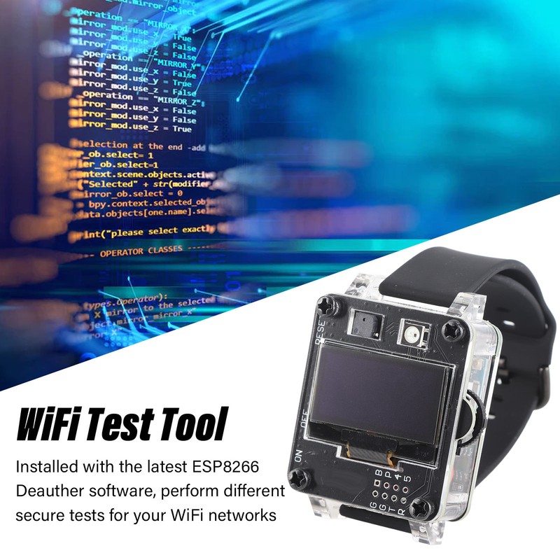 WiFi Deauther Watch SE ESP8266 Programmable Development Board Wearable Watch