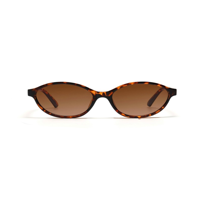 WDZAYXC Retro Oval Rectangular Sunglasses for Men and Women, Classic