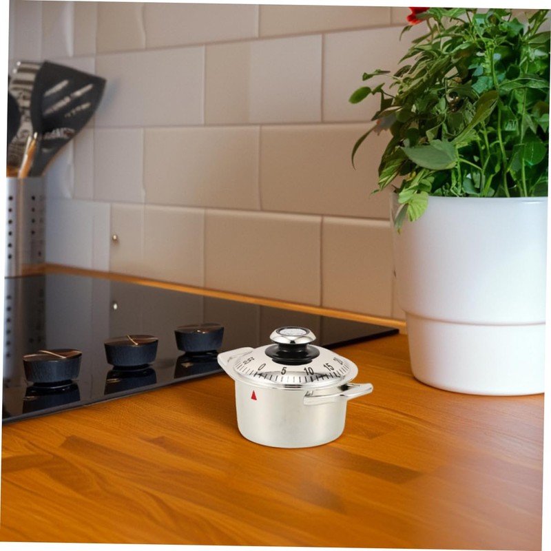 Ciieeo 2pcs Kitchen Timer for Boiling Eggs Manual Countdown Alarm