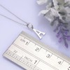 VIKI LYNN Buchstaben-Halskette 925 Sterling Silber Initiale Alphabet A-Z Kette