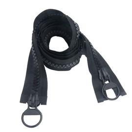 100cm Black Zipper #15 Heavy Duty Zipper Huge Two Way Separating Plastic Zippers for Down Jacket Coats Overcoats Tents Boat Cover Canvas TXZWJZ