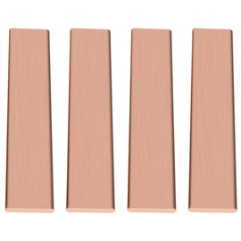 ECSiNG 4PCS T2 Copper Flat Bar Straight Rod 105mm x 20mm x 3mm for Electrical Equipment Industrial Use Computer Chip Cooling Solid Strip Metal Sheet