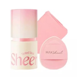 Makeheal 메이크힐 틴티드 스틱 쿨 블러셔 발색 01 쉬어 블라썸 Make Heal Tinted Stick Cool Blusher Color 01 Sheer Blossom