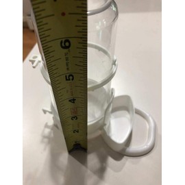 Pet Bird Hamster Water Food Silo Dispenser Feeder