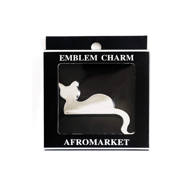 (AFROMARKET) Car Emblem Sticker Car Emblem Cute Emblem Car Cat