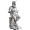JFSM INC. Pan Playing Flute on Rock Statue - Greek