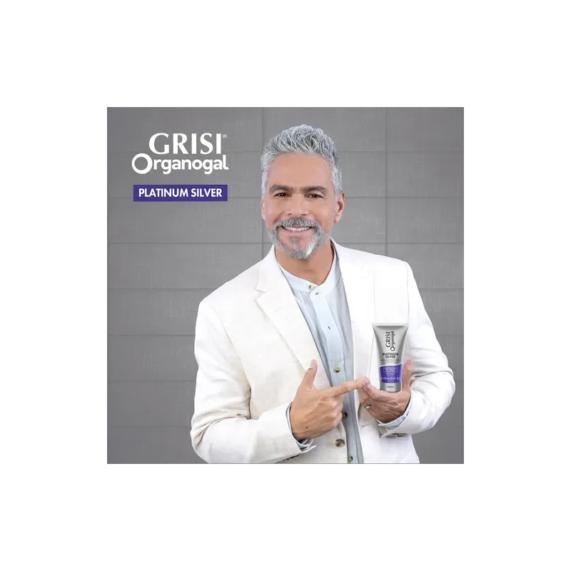 Organogal Grisi Tratamiento Silver Canas Platinadas 130 Ml