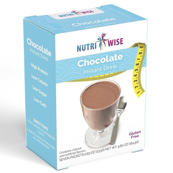 NutriWise - Chocolate Protein Diet Drink (7/Box)