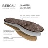 Bergal Bergal Lammfell Comfort Insole, Brown (Braun), 9.5 UK