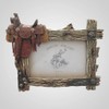 Lipco Poly Resin Saddle Photo Frame, 9.3-inch Length, Wall and