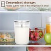 Glass Milk Container for Jura & Stainless Steel Milk Pipe