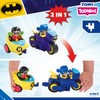Toomies rocco giocattoli prima infanzia dc batcycle 2 in 1,