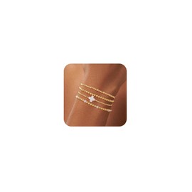 Zernblend 4 Piece Gold Bracelet Set Women's Bracelet Gold Jewellery