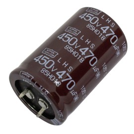 Elko Capacitor Radial 470µF 450V | Snap-in Electrolytic Capacitor up to 105°C | 470uF Electrolytic Capacitor from UCC