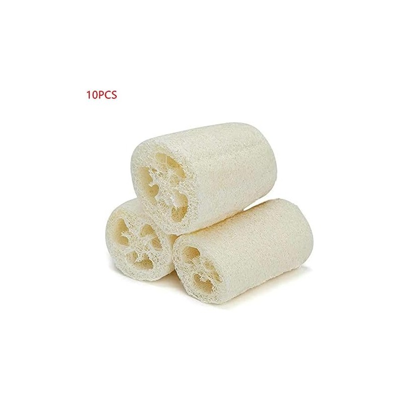 Esponja de Luffa Natural VIGAN (10 Unidades) Exfoliante para Ducha