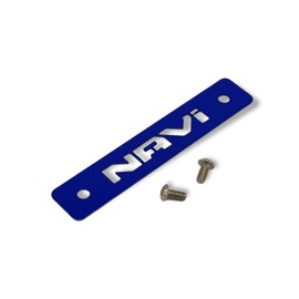 Movitec Accessories Motorcycle Front Plate for Honda Navi (Dark Blue)