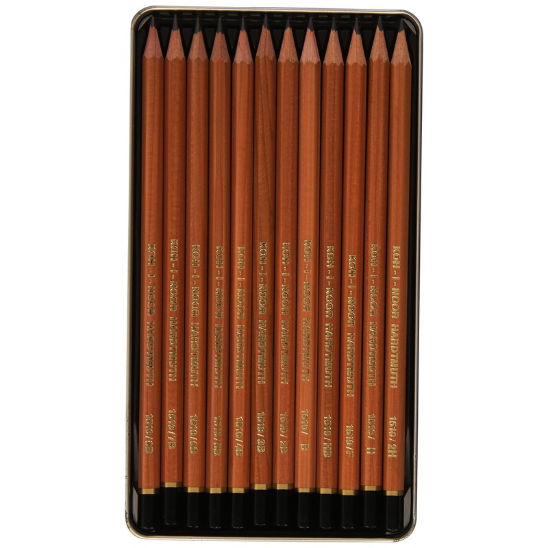 KOH-I-NOOR 8B-2H N Graphite Pencil (Pack of 12)