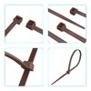 intervisio Cable Ties 200 mm x 3.6 mm Dark Brown