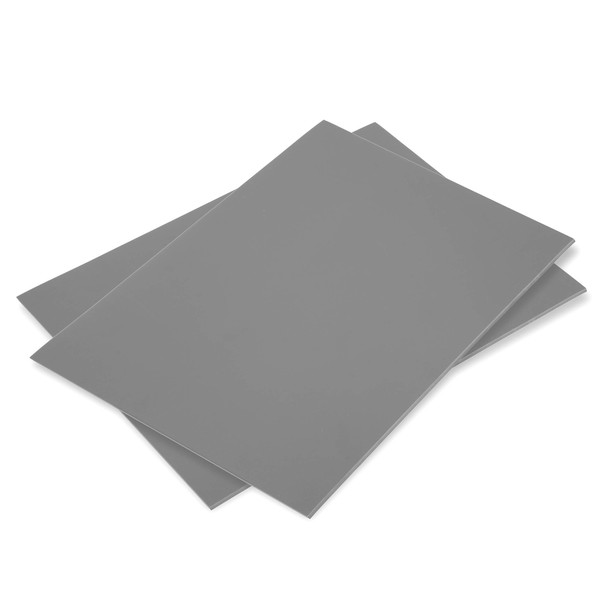COOZEE Pack of 2 Soft Rubber Linocut Printing Plates, Flat