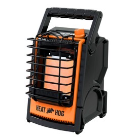 Heat Hog 9,000 BTU Portable Propane Radiant Space Heater, Indoor, Outdoor, Garage, Camping, Outdoor Sports, Boating, RVs, Tiltable Design, Gas Powered