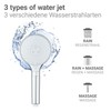 Water Saving Shower Head 3 Functions Regulator Universal Connection Instantaneous